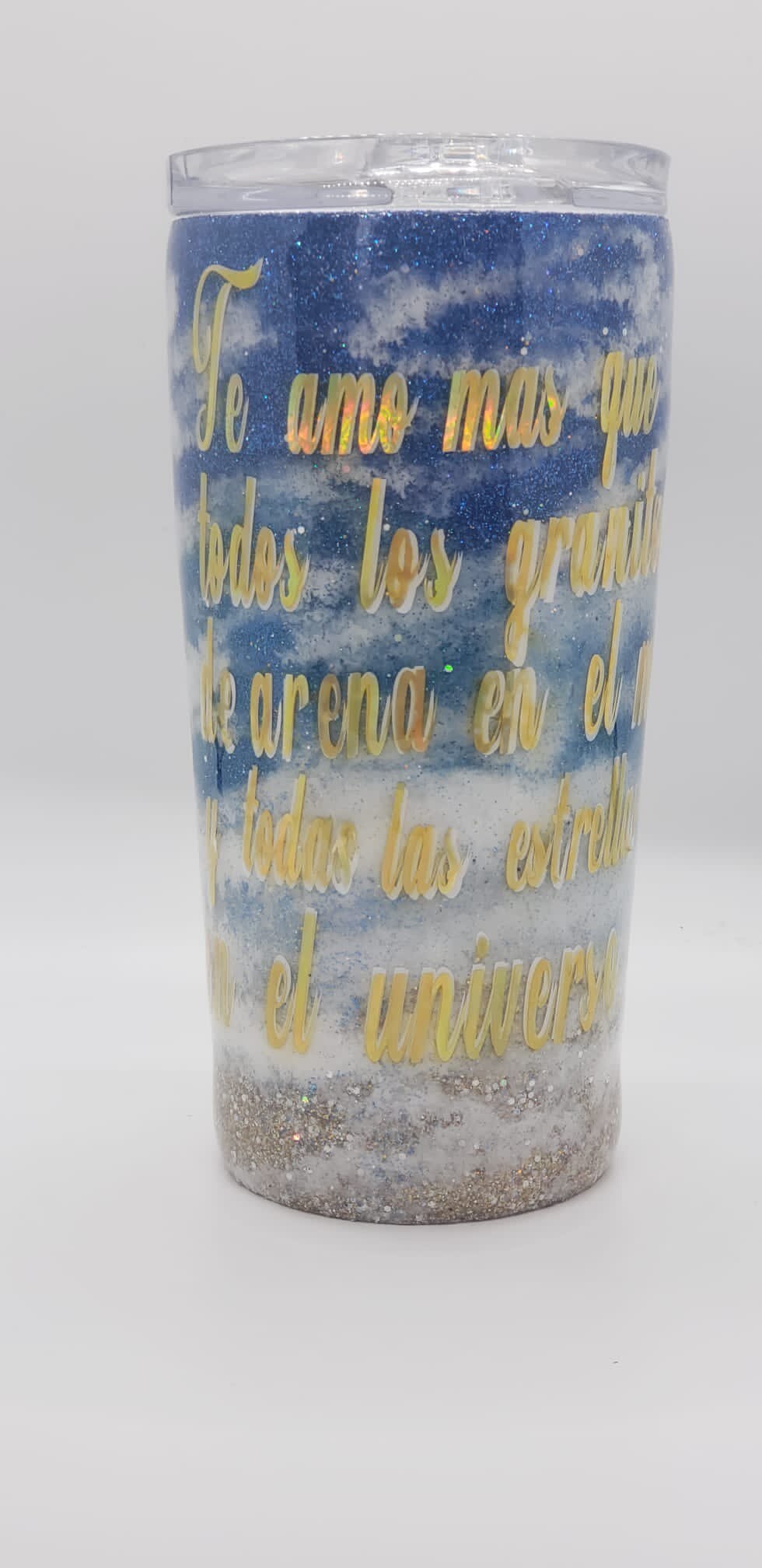 Beach custom tumbler