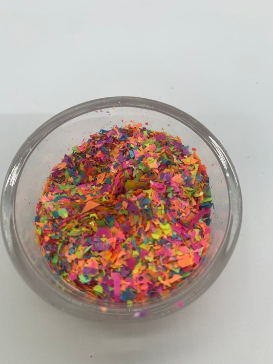 Fruity pebbles mixed chunky glitter